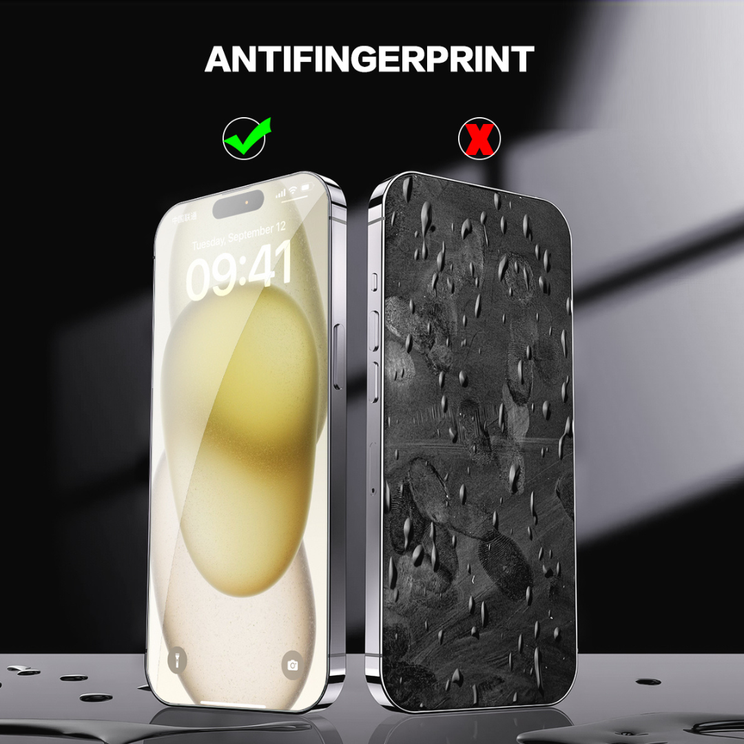 Película protectora con funda para iPhone/Samsung