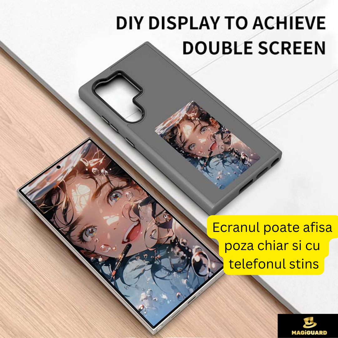 Funda para teléfono NFC con pantalla E-INK