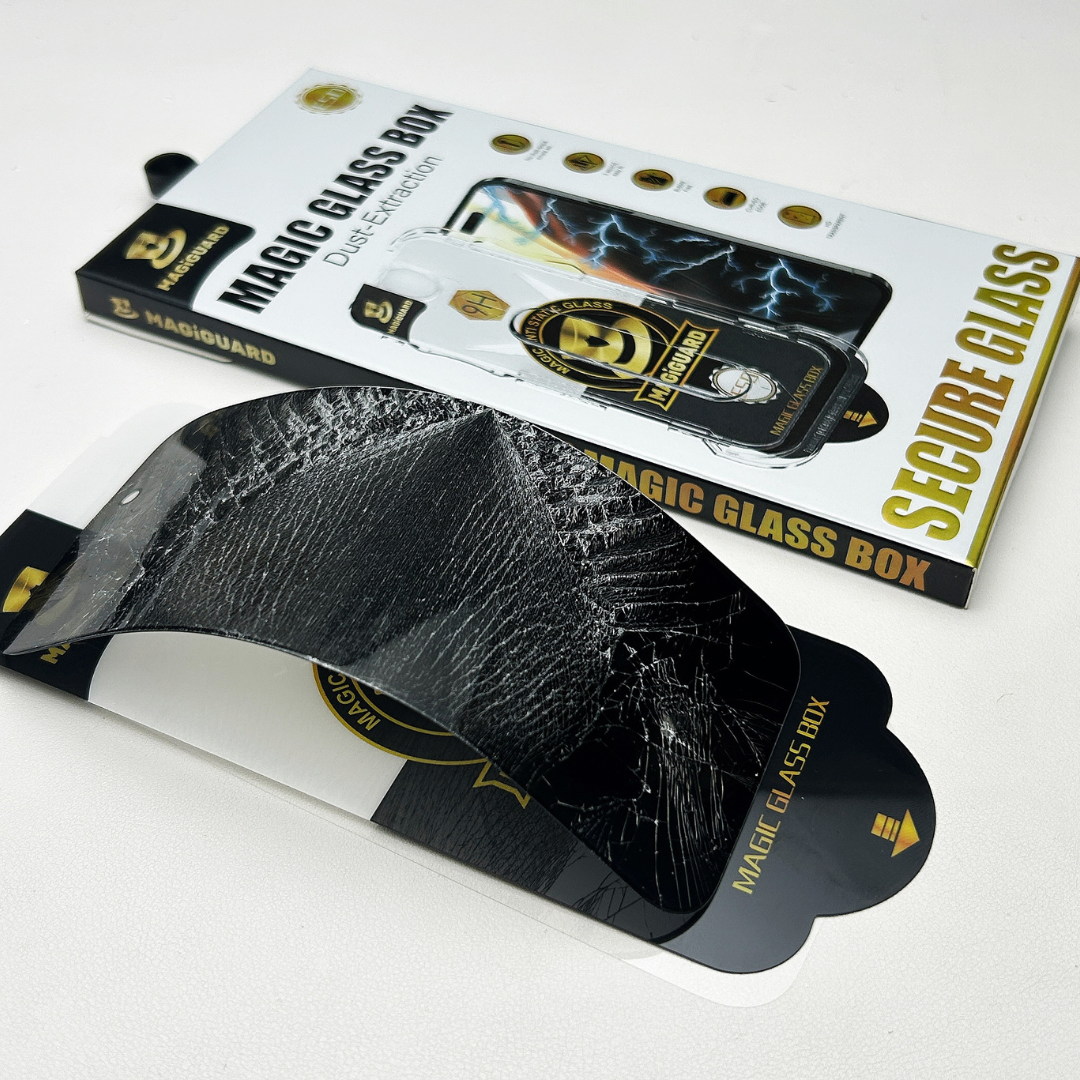 Película protectora con funda para iPhone/Samsung