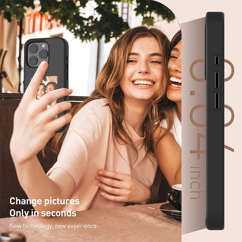 Funda para teléfono NFC con pantalla E-INK