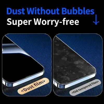 Película protectora con funda para iPhone/Samsung