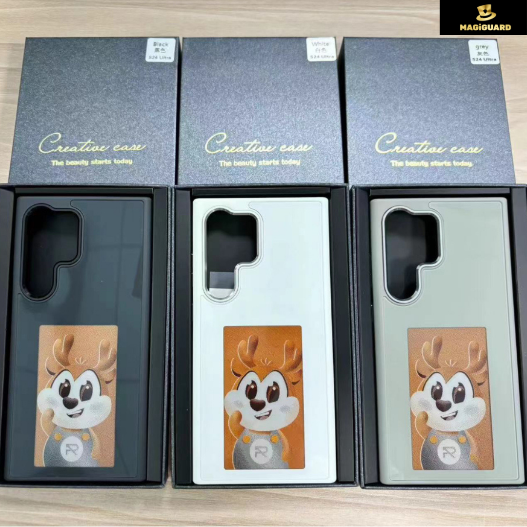 Funda para teléfono NFC con pantalla E-INK