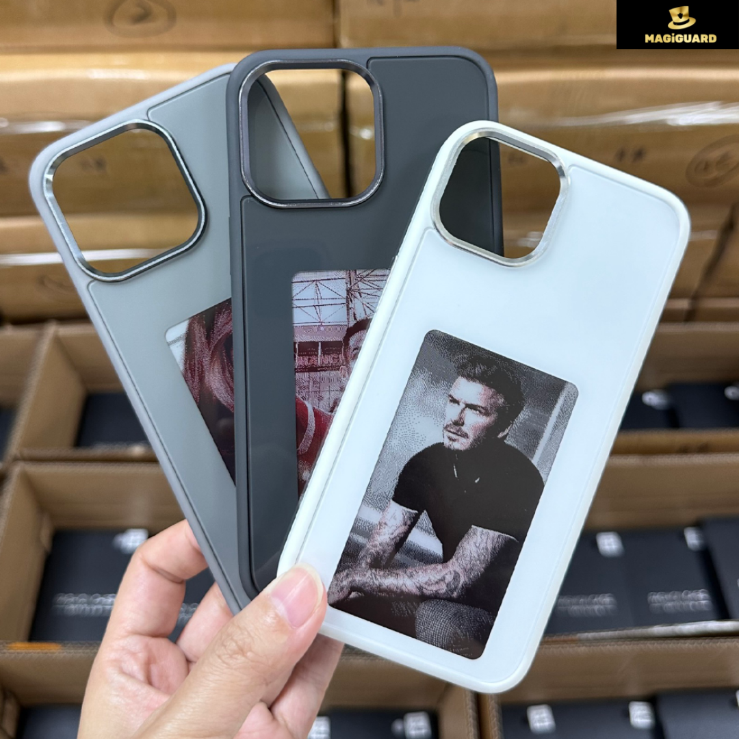 Funda para teléfono NFC con pantalla E-INK