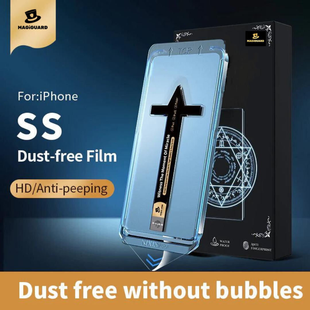 Película protectora con funda para iPhone/Samsung