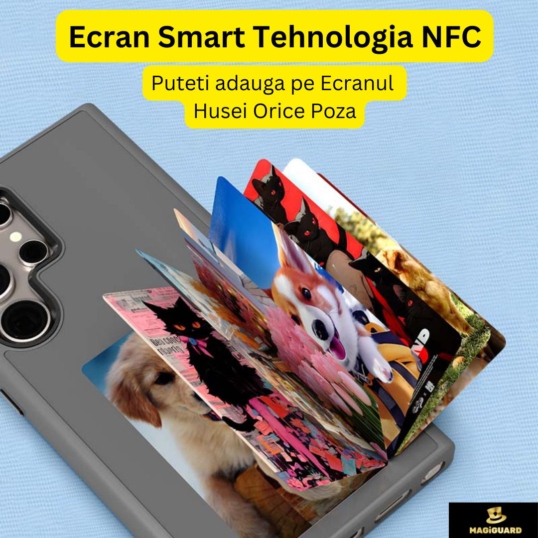 Funda para teléfono NFC con pantalla E-INK