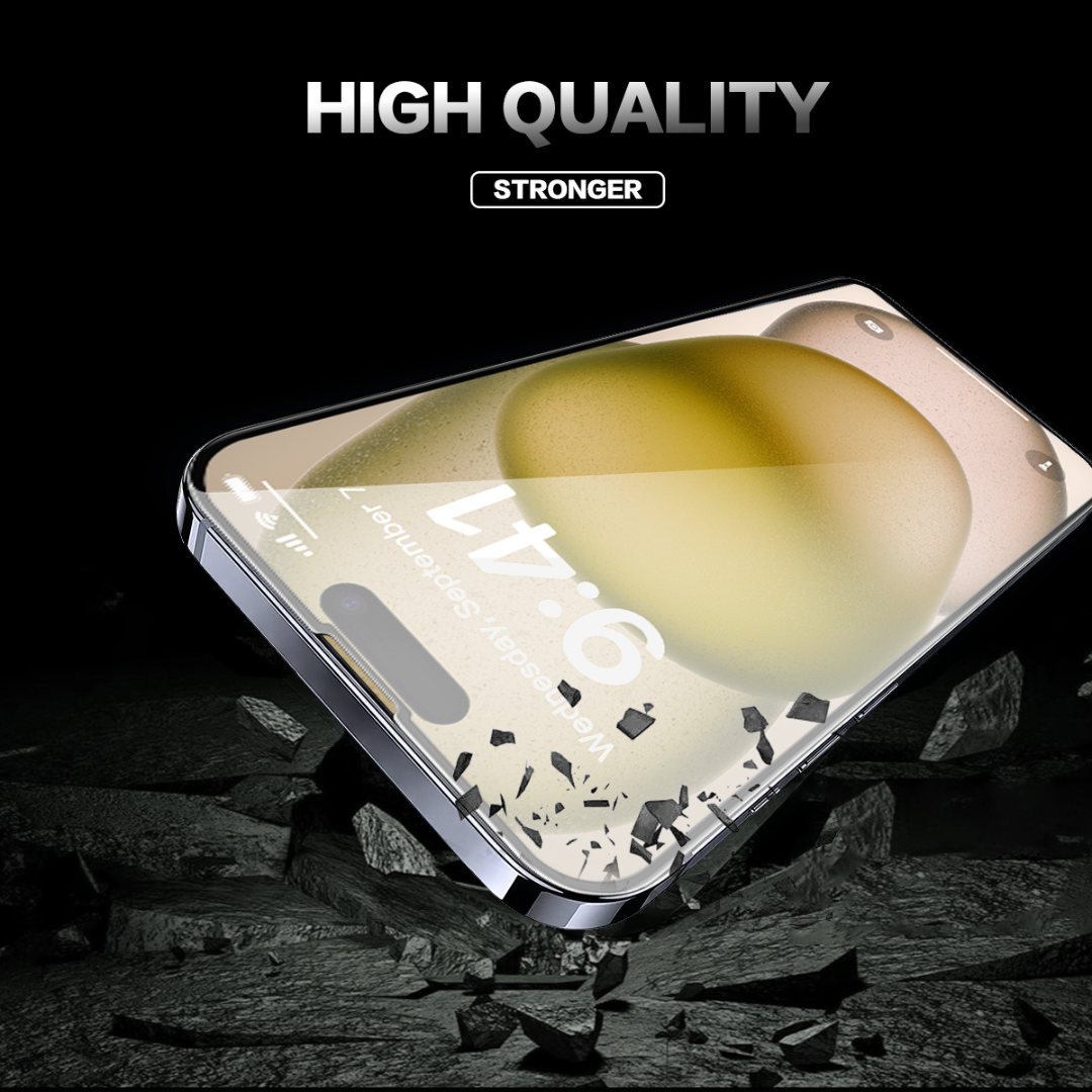 Película protectora con funda para iPhone/Samsung 