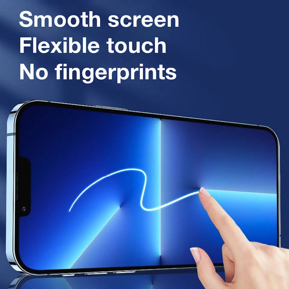 Película protectora con funda para iPhone/Samsung 